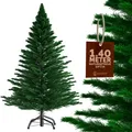 DeubaXXL DE Künstlicher Weihnachtsbaum 140cm PE Edeltanne realistische Optik 105268