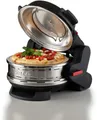 Ariete Pizzaofen 927S Doppelpizzaofen für 2 Pizzen gleichzeitig, schwarz