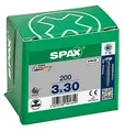 SPAX Senkkopf T10 Vollgewinde, 3x30, WIROX, S-Spitze, 200 Stk