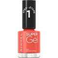 Rimmel London Super Gel STEP1 (047 Spiced Coral, Farblack, Gel-Effekt Nagellack) (38617296)