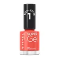 Rimmel London Super Gel Nail Polish 047 Spiced Coral 12ml