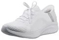 Skechers Hands Free Slip-Ins Ultra Flex 3.0 Brilliant Path für Damen, Weiss/opulenter Garten, 9 Wide