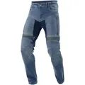 Herren Motorrad Jeans Hose W30 L30 - Trilobite Parado Monolayer - blau
