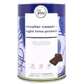 for you micellar casein - night time protein - Micellares Casein mit langsamer Proteinfreisetzung - Cremiger Schokogeschmack - glutenfrei & mit Aminosäuren (600g, Schokolade)