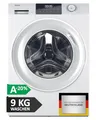 Haier Frontlader Waschmaschine 9kg I I-PRO SERIE 1 HW90-BP14929BU1 I Mit A-20% Effizienz, 1.400 U/Min. & sparsamem Inverter-Motor I Per App steuerbar I Mengenautomatik & Refresh-Programm