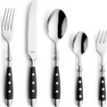 Kuppels 30-tlg. Besteckset COUNTRY - Schwarz