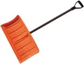 Bradas Schneeschieber mit Metallstiel, schwarz/orange