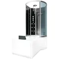 Kombination Badewanne Dusche K50-L32-EC Duschtempel 170x100 cm