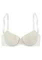 Lascana Damen Schalen-BH mit grafischer Spitze, Tactel Qualität für EIN seidiges Gefühl, nahtlos vorgeformte Cups, verstellbare Träger für optimalen Halt Cream 80 G