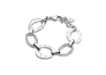 Lotus Style Edelstahlarmband Lotus Style Steine Armband silber (Armband), Armbänder für Damen Edelstahl (Stainless Steel)