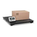 Steinberg Systems SBS-BW-1T/0.5A Bodenwaage 1000kg / 500 g Paketwaage 100 x 100 cm Plattformwaage Industriewaage Digitalwaage mit LCD-Anzeige ECO