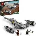 LEGO Star Wars Der N-1 Starfighter des Mandalorianers aus Das Buch von Boba Fett, Raumschiff-Spielzeug zum Bauen, Set mit 4 Charakteren inkl. Baby ... - Bronze
