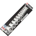TECPO AUßEN TORX STECKSCHLÜSSEL SATZ 1/4 3/8 ZOLL NÜSSE E4-20 STECKNÜSSE NUSSSET