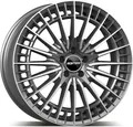 GMP Qstar anthracite diamond 9x21 ET25 - LK5/112 ML66.6 Alufelge grau