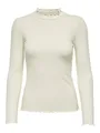 JACQUELINE de YONG T-Shirt Dünnes Langarm Stehkragen JDYFRANSISKA JDYFRANSISKA L/S HIGHNECK TOP JRS NOOS