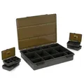 Fox EOS Carp Tackle Box Loaded Large 33x26x5cm - Zubehörbox, Box für Angelzubehör, Kleinteilebox