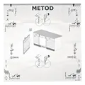 Einbauschablone METOD AEG/Whirlpool 140021487032 für IKEA Geschirrspüler