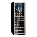 Weinkühlschrank Getränkekühlschrank 155 L Glastür 46 Flaschen Touch Edelstahl