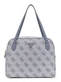 GUESS Travel Tote Shopper Reisetasche Tasche Slate Logo blaugrau creme