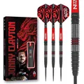 RED DRAGON Darts – Professioneller Spieler – Jonny Clayton Hiraeth 22g - 90% Wolfram Stahlspitze Dart-Set mit Dart Flüge und Dartschäfte