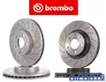 BREMBO 4X BREMSSCHEIBE Ø 360 330mm VORNE HINTEN MERCEDES-BENZ
