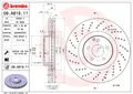 BREMBO 09.A819.11 Brake Disc for BRABUS,MERCEDES-BENZ