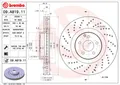 Bremsscheibe (pro Einheit) BREMBO 09.A819.11