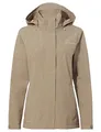 VAUDE Regenjacke - Rosemoor Jacket II, Regenjacke Damen wasserdicht und atmungsaktiv, funktionale 2-Lagen Outdoorjacke, Übergangsjacke oder Fahrradjacke - oat, 48