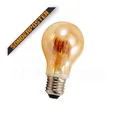 E27 RETRO SPIRAL LED Filament Glühlampe DIMMBAR A60 6W 2200K GOLD extra warmweiß