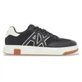 A|X Armani Exchange für Herren. XM002687AF22775MZ752 Sportliche Schuhe navy (43), Stoff, 3 bis 5 cm, Schnürsenkel, Lässig, Marine