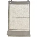 Kutti Raffrollo Metis, mit Hakenaufhängung, ohne Bohren, einfarbig, blickdicht, 100% Leinen, mit Edelstahlhaken, pflegeleicht beige 80 cm x 210 cm