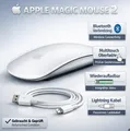  Apple A1657 Magic Mouse 2 Bluetooth Magic Multitouch Maus MLA02Z/A MAC ✅