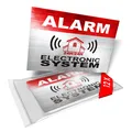 12 x SicherheitsalarmWarnschildAufkleber – Alarm – Elektronisches System – fü...