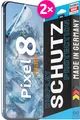 2X se® 3D SCHUTZFOLIE Entspiegelt für Google Pixel 8,Anti-Staub, 100% Fingerabdruck & FaceID kompatibel, einfache blasenfreie Installation, Ultra-Klar, Stoß-Kratzfest, aus Deutschland
