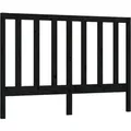 vidaXL Kopfteil Schwarz 166x4x100 cm Massivholz Kiefer 817704
