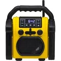 Adler Interactive solution | Construction radio with Bluetooth | AD 1911 | AUX in | Black/Yellow (ad_1911)