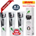 3x Dr. Organic Bio-Activ Charcoal Extra-Whitening Antioxidant Toothpaste 100ml