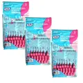 3x TePe Original Interdentalbürsten  0,4mm pink - 8 Stück Zahnzwischenraumbürste