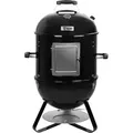 BBQ-Toro 3 in 1 Räuchertonne Ø 47 cm, 3in1 Smoker, Kugelgrill und Feuerschale, mit Thermometer - Schwarz