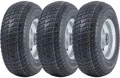 13x5.00-6 Grass Lawnmower Tyres &amp; Rims Wanda P332- 25mm 6205 Bearings (Set o