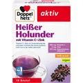 DOPPELHERZ heißer Holunder m.Vit.C+Zink Granulat 10 St PZN 09071450