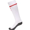 Hummel Unisex Kinder Hmlcore Football Sock, WHITE/TRUE RED, 31-34 EU