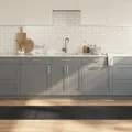 Vidaxx rechteckiger Teppich 60x1000 cm Bambusgrau