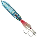Savage Gear Pilker zum Hochseeangeln Swimsquid Inchiku 9,7cm 150g, Farbe:Blue Pink Glow