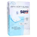 Seni Soft Super 60 x 90 cm Bettschutzunterlagen Unisex 5er Pack 5 St