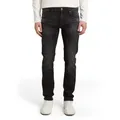 TOM TAILOR Denim Slim-fit-Jeans PIERS Slim fit mit etwas niedrigerer Leibhöhe schwarz 31