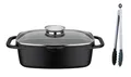Universalbräter 33 cm Gourmet Granit mit Zange
