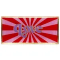 Gift Company Love Plates, Glasteller L, Motiv: Love, rosa/rot