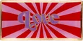 GIFTCOMPANY Love Plates, Glasteller L , Motiv: Love, Rosa/rot Farbe rosa/rot