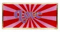 Giftcompany Glasteller "Love Plates" Love Dekoteller 10x21cm Rosa Rot 1214105012
